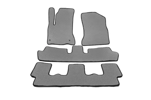 Килимки EVA (3 ряди, сірі) для Citroen C-4 Picasso 2006-2013 рр — Citroen C-4 Picasso 2006-2013 гг. DianaParts