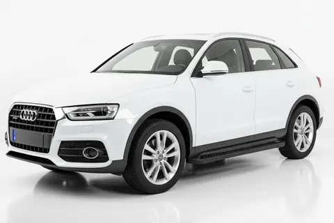 Бокові пороги Allmond Black (2 шт., Алюміній) для Ауди Q3 2011-2019 рр — Audi Q3 2011-2019 гг. DianaParts