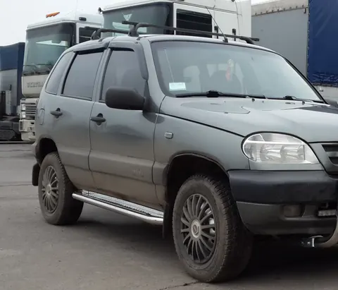 Бокові пороги Premium (2 шт., нерж) Ø60 для Chevrolet Niva 1998-2020 рр — Chevrolet Niva 1998-2020 гг. DianaParts