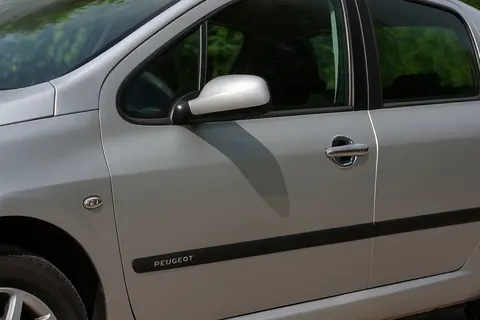 Накладки під ручки (4 шт, пласт) для Peugeot 307 2001-2008 рр — Peugeot 307 2001-2008 гг. DianaParts