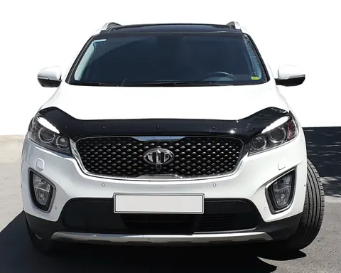 Дефлектор капоту (EuroCap) для Kia Sorento III UM 2014-2020 рр — Kia Sorento III UM 2014-2020 гг. DianaParts