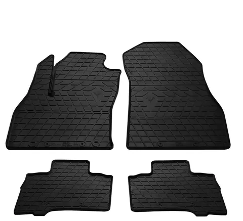 Гумові килимки (Stingray) 4 шт, Premium - без запаху гуми для Citroen Nemo 2007-2017 рр — Citroen Nemo 2007-2017 гг. DianaParts