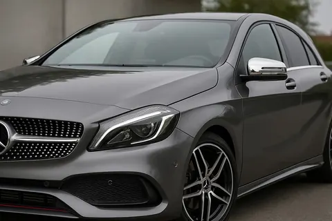 Накладки на дзеркала (2 шт, нерж.) для Mercedes A-сlass W176 2012-2018 рр — Mercedes A-сlass W176 2012-2018 гг. DianaParts