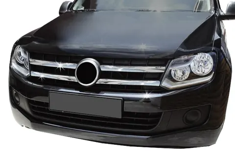Накладки на решітку 2010-2016 (широкі смужки, 4 шт, нерж) для Volkswagen Amarok рр — Volkswagen Amarok 2010-2022 гг. DianaParts