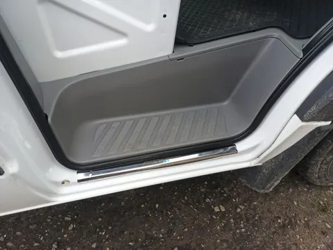 Накладки на пороги VIP-style (2 шт, сталь) для Mercedes Sprinter W906 2006-2018 рр — Mercedes Sprinter W906 2006–2018 гг. DianaParts