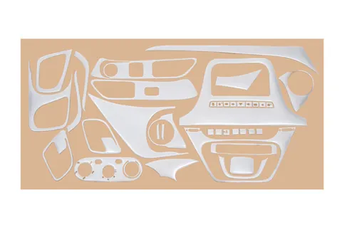Накладки на панель Карбон для Iveco Daily 2014- рр — Iveco Daily 2014- гг. DianaParts