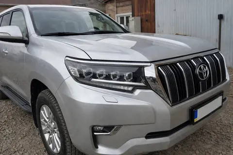 Передня оптика Lexus-design 4-LED V1 (2017-2026, 2 шт) для Toyota Land Cruiser Prado 150 рр — Toyota Land Cruiser Prado 150 2009-2023 гг. DianaParts