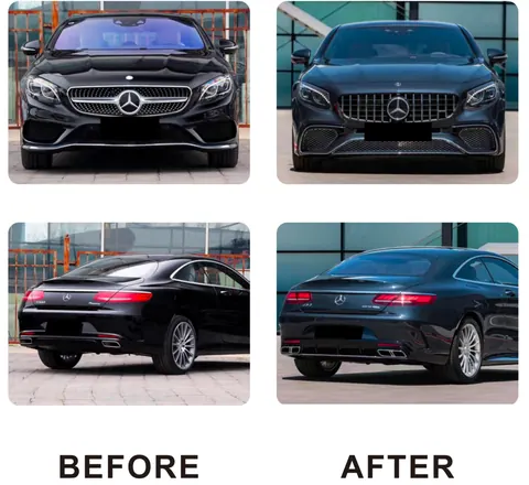 Комплект обвісів S65 AMG для Mercedes S-class C217 Coupe 2014-2020 рр — Mercedes S-class C217 Coupe 2014-2020 гг. DianaParts