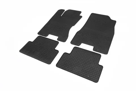 Гумові килимки (4 шт, Polytep) для Nissan X-trail T31 2007-2014 рр — Nissan X-trail T31 2007-2014 гг. DianaParts