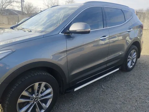 Бокові пороги Maya V1 (2 шт., алюміній) для Hyundai Santa Fe 3 2012-2018 рр — Hyundai Santa Fe 3 2012-2018 гг. DianaParts