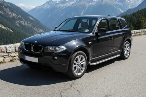 Бокові пороги Tayga Grey (2 шт., Алюміній) для BMW X3 E83 2003-2010 рр — BMW X3 E83 2003-2010 гг. DianaParts