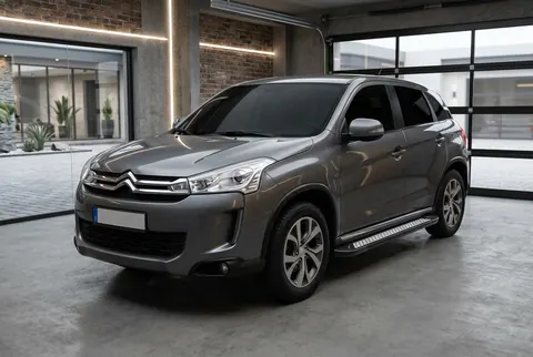 Бокові пороги New Vision Black (2 шт., алюміній) для Citroen C-4 Aircross 2012-2017 рр — Citroen C-4 Aircross 2012-2017 гг. DianaParts