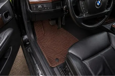Килимки E65 (EVA, коричневі) для BMW 7 серія E65/66 2001-2008 рр — BMW 7 серия E65/66 2001-2008 гг. DianaParts