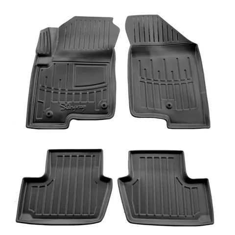 Килимки Stingray 3D (4 шт, дві кліпси на водійському) для Jeep Compass 2006-2016 рр
