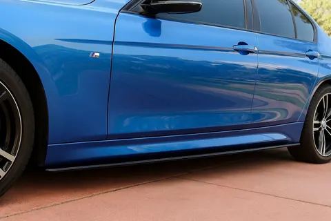 Накладки на пороги EuroCap (під M-Sport пороги, чорний глянець) для BMW 3 серія F30/F31 2012-2019 рр — BMW 3 серия F30/F31 2012-2019 гг. DianaParts