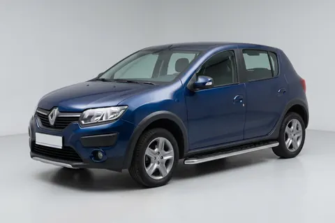 Бокові пороги Maydos V1 (2 шт., Алюміній -2026 нерж) для Renault Sandero 2013-2022 рр — Renault Sandero 2013-2022 гг. DianaParts