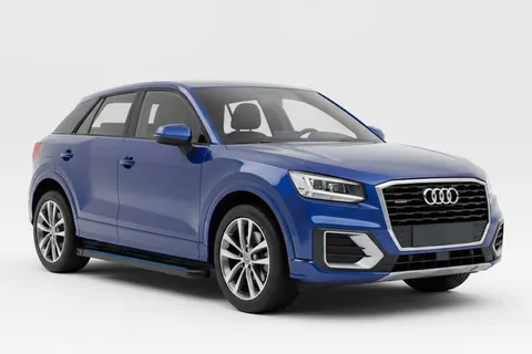 Бокові пороги Maya Blue (2 шт., Алюміній) для Ауди Q2 2016- рр — Audi Q2 2016- гг. DianaParts
