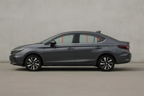 Окантовка вікон SD (6 шт, нерж) для Honda City 2021- рр — Honda City 2021- гг. DianaParts