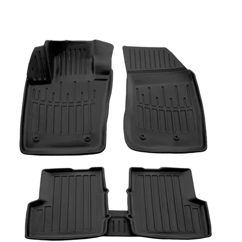 Килимки Stingray 3D (5 шт, поліуретан) для Fiat 500X 2014-2024 рр — Fiat 500X 2014-2024 гг. DianaParts
