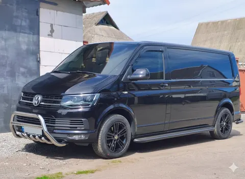 Кенгурятник WT003-4 (нерж) 60 мм, з написом для Volkswagen T6 2015-2024 рр — Volkswagen T6 2015-2024 гг. DianaParts