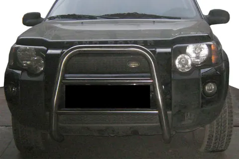 Кенгурятник QT008 (нерж) для Land Rover Freelander II 2006-2014 рр — Land Rover Freelander II 2006–2014 гг. DianaParts