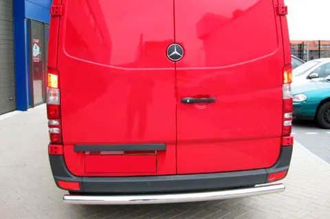 Задній захист AK002 (нерж.) для Mercedes Sprinter W906 2006-2018 рр — Mercedes Sprinter W906 2006–2018 гг. DianaParts