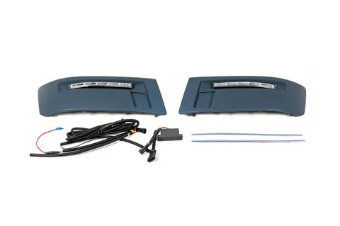 DRL вставки в бампер (SportLine) для Volkswagen T5 2010-2015 рр — Volkswagen T5 2010-2015 гг. DianaParts