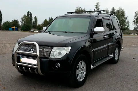 Кенгурятник QT011 (нерж.) для Mitsubishi Pajero Wagon IV 2006-2021 рр — Mitsubishi Pajero Wagon IV 2006-2021 гг. DianaParts