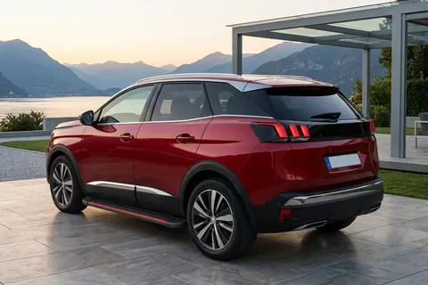 Бокові пороги Maya Red (2 шт., алюміній) для Peugeot 3008 2016-2023 рр — Peugeot 3008 2016-2023 гг. DianaParts