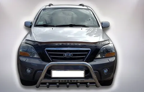 Кенгурятник WT004 (нерж) для Kia Sorento I BL 2002-2009 рр — Kia Sorento I BL 2002-2009 гг. DianaParts