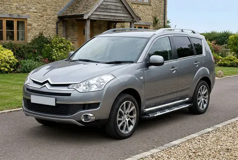 Бокові пороги Sunrise (2 шт., Алюміній) для Citroen C-Crosser 2007-2013 рр — Citroen C-Crosser 2007-2013 гг. DianaParts