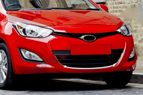 Обведення на решітку (нерж.) для Hyundai I-20 2012-2014 рр — Hyundai I-20 2012-2014 гг. DianaParts