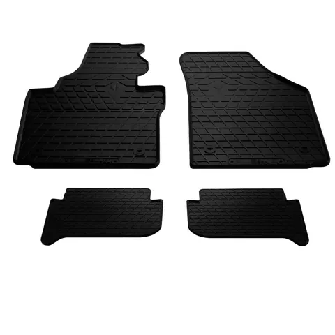 Гумові килимки (Stingray) 4 шт, Premium - без запаху для Volkswagen Touran 2010-2015 рр — Volkswagen Touran 2010-2015 гг. DianaParts