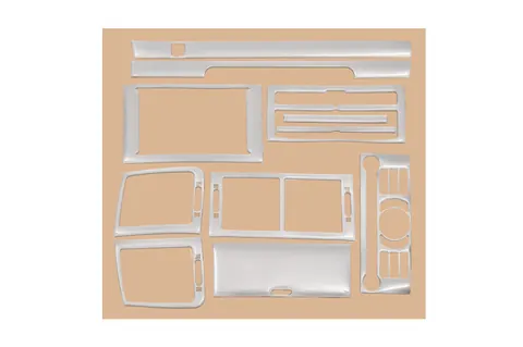 Накладки на панель (Kit-1) Алюміній для Peugeot 407 2004-2011 рр — Peugeot 407 2004-2011 гг. DianaParts