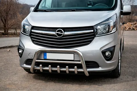 Кенгурятник WT003-4 (нерж.) Без напису для Nissan NV300/Primastar 2016- рр — Nissan NV300/Primastar 2016- гг. DianaParts