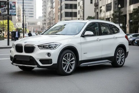 Бокові пороги Bosphore Grey (2 шт., Алюміній) для BMW X1 F48 2015-2022 рр — BMW X1 F48 2015-2022 гг. DianaParts