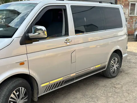 Нижня окантовка вікон (6 частин, нерж) Коротка база для Volkswagen T5 2010-2015 рр — Volkswagen T5 2010-2015 гг. DianaParts