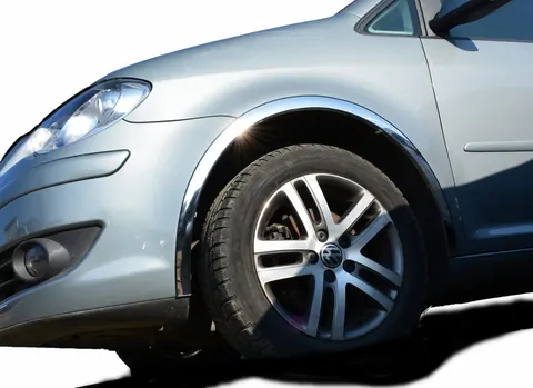 Накладки на арки (4 шт, нерж) 2003-2006 для Volkswagen Touran рр — Volkswagen Touran 2003-2010 гг. DianaParts
