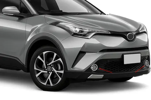 Накладки на противотуманки (2 шт, нерж) для Toyota C-HR 2016-2023 рр — Toyota C-HR 2016-2023 гг. DianaParts