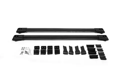 Перемички на рейлінг під ключ Wingbar V1 (2 шт) Сірі для Dacia Duster 2018-2024 рр — Dacia Duster 2018-2024 гг. DianaParts