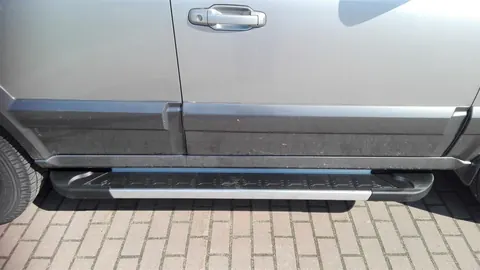 Бокові пороги RedLine V1 (2 шт., Алюміній) для Kia Sorento I BL 2002-2009 рр — Kia Sorento I BL 2002-2009 гг. DianaParts