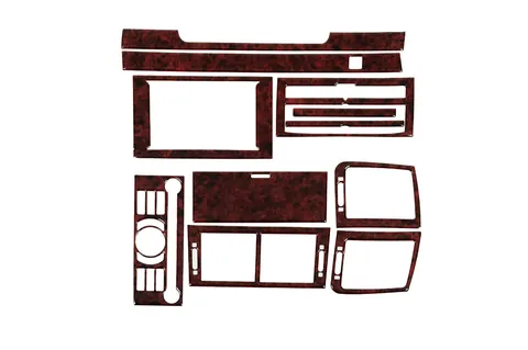 Накладки на панель (Kit-1) Дерево для Peugeot 407 2004-2011 рр — Peugeot 407 2004-2011 гг. DianaParts