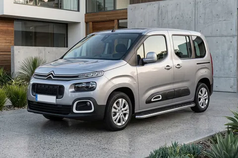 Бокові пороги Maydos V1 (2 шт., алюміній -2026 нерж) Коротка база для Citroen Berlingo/Multispace 2018- рр — Citroen Berlingo/Multispace 2018- гг. DianaParts