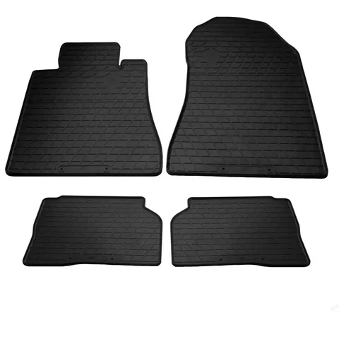 Гумові килимки (4 шт, Stingray Premium) для Mercedes S-сlass W140 1991-1998 рр — Mercedes S-сlass W140 1991-1998 гг. DianaParts