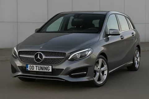 Передня решітка Diamond Silver (2015-2018) для Mercedes B-class W246 рр — Mercedes B-class W246 2011-2018 гг. DianaParts
