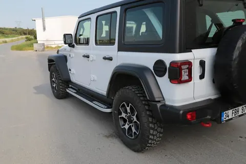 Бокові пороги Tayga V2 (2 шт., Алюміній) для Jeep Wrangler 2018- рр — Jeep Wrangler 2018- гг. DianaParts