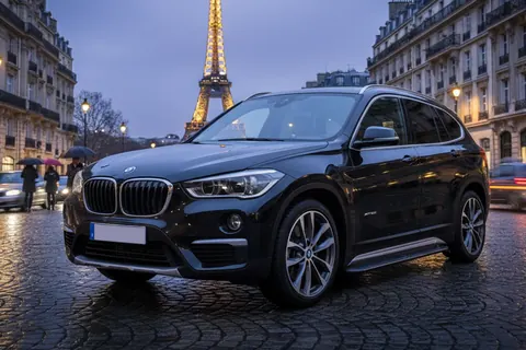 Бокові пороги Tayga Black (2 шт., Алюміній) для BMW X1 F48 2015-2022 рр — BMW X1 F48 2015-2022 гг. DianaParts