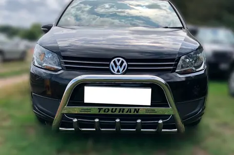Кенгурятник (нерж) 60 мм, без напису для Volkswagen Touran 2010-2015 рр — Volkswagen Touran 2010-2015 гг. DianaParts