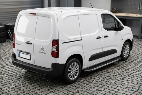 Бокові пороги RedLine V1 (2 шт., алюміній) Коротка база для Citroen Berlingo/Multispace 2018- рр — Citroen Berlingo/Multispace 2018- гг. DianaParts