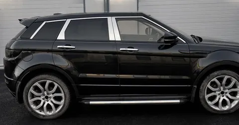 Молдинг дверних стійок (6 шт, нерж.) для Range Rover Evoque 2012-2018 рр — Range Rover Evoque 2012-2018 гг. DianaParts